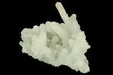 Green Prehnite Crystal Cluster - India #91326-1